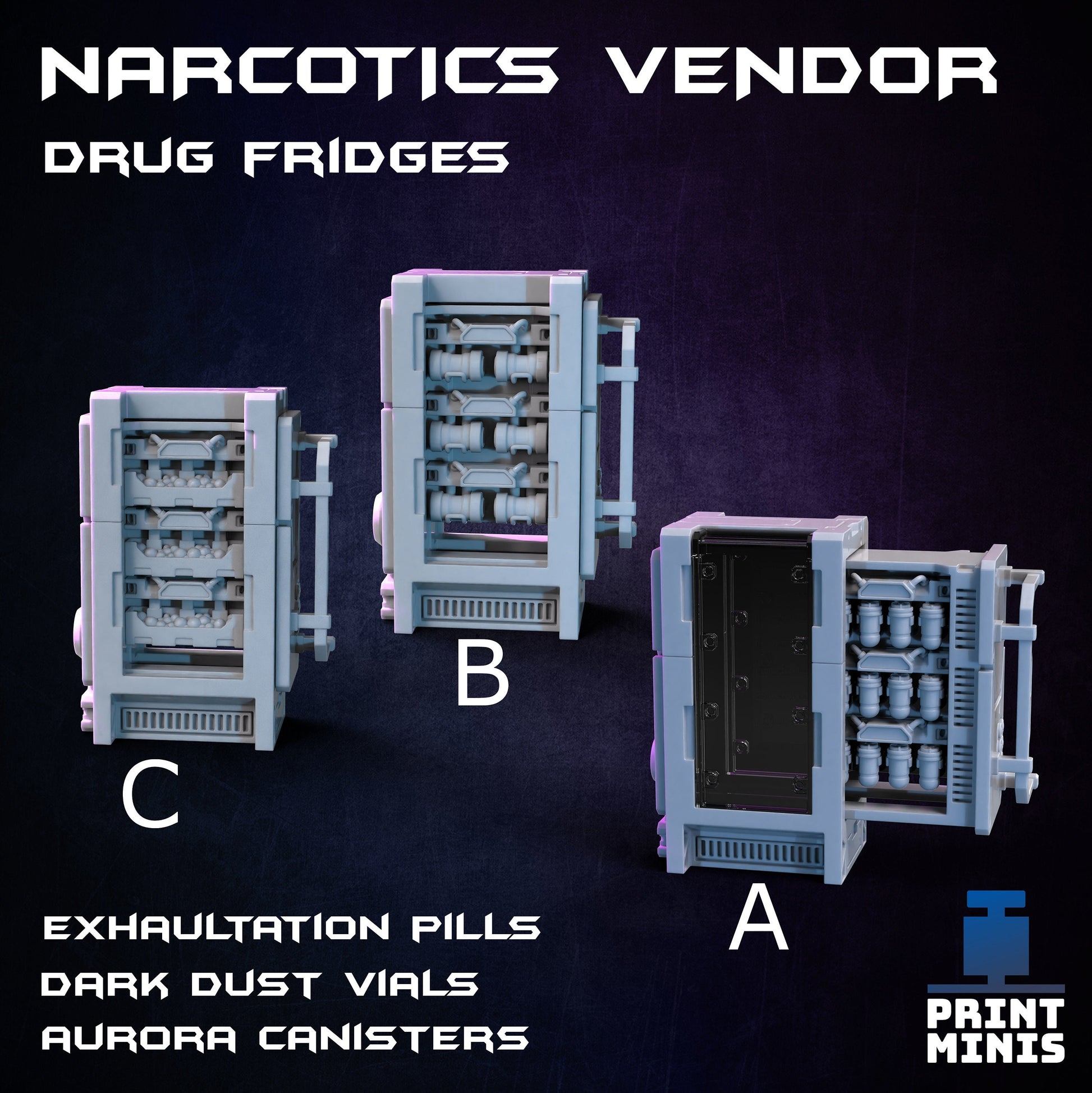 Narcotics Store Modular Terrain - Print Minis 