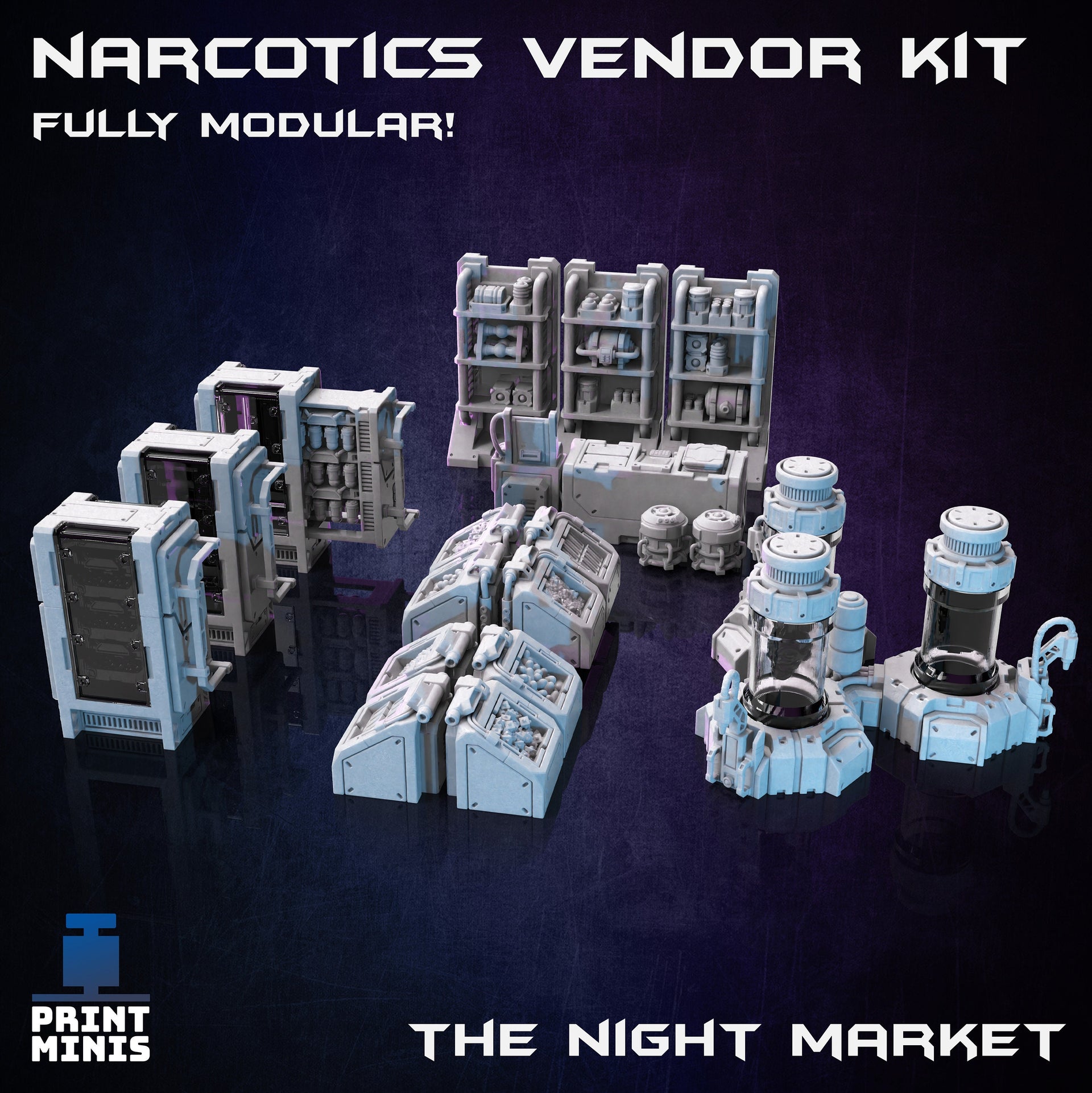 Narcotics Store Modular Terrain - Print Minis 