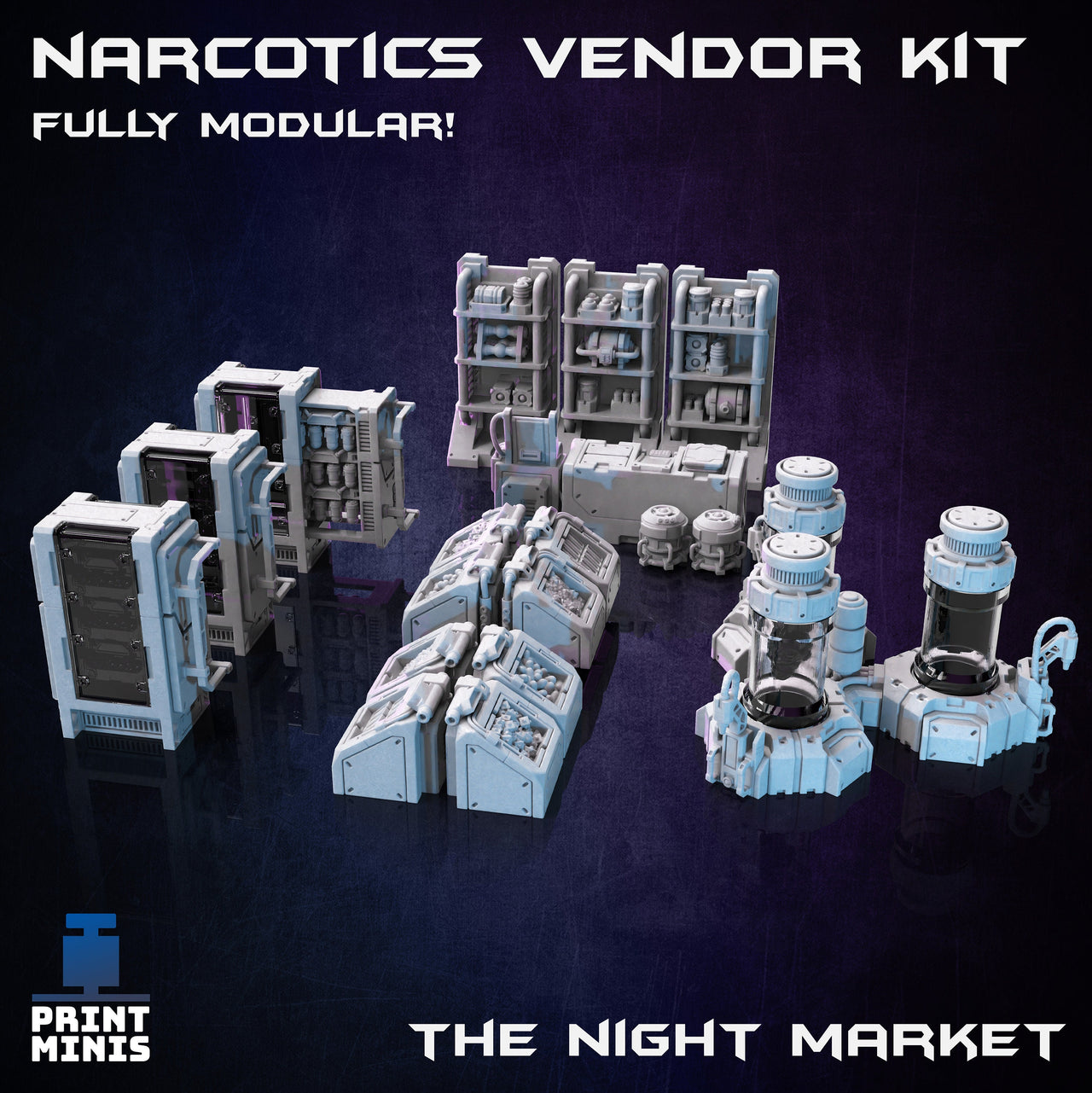 Narcotics Store Modular Terrain - Print Minis