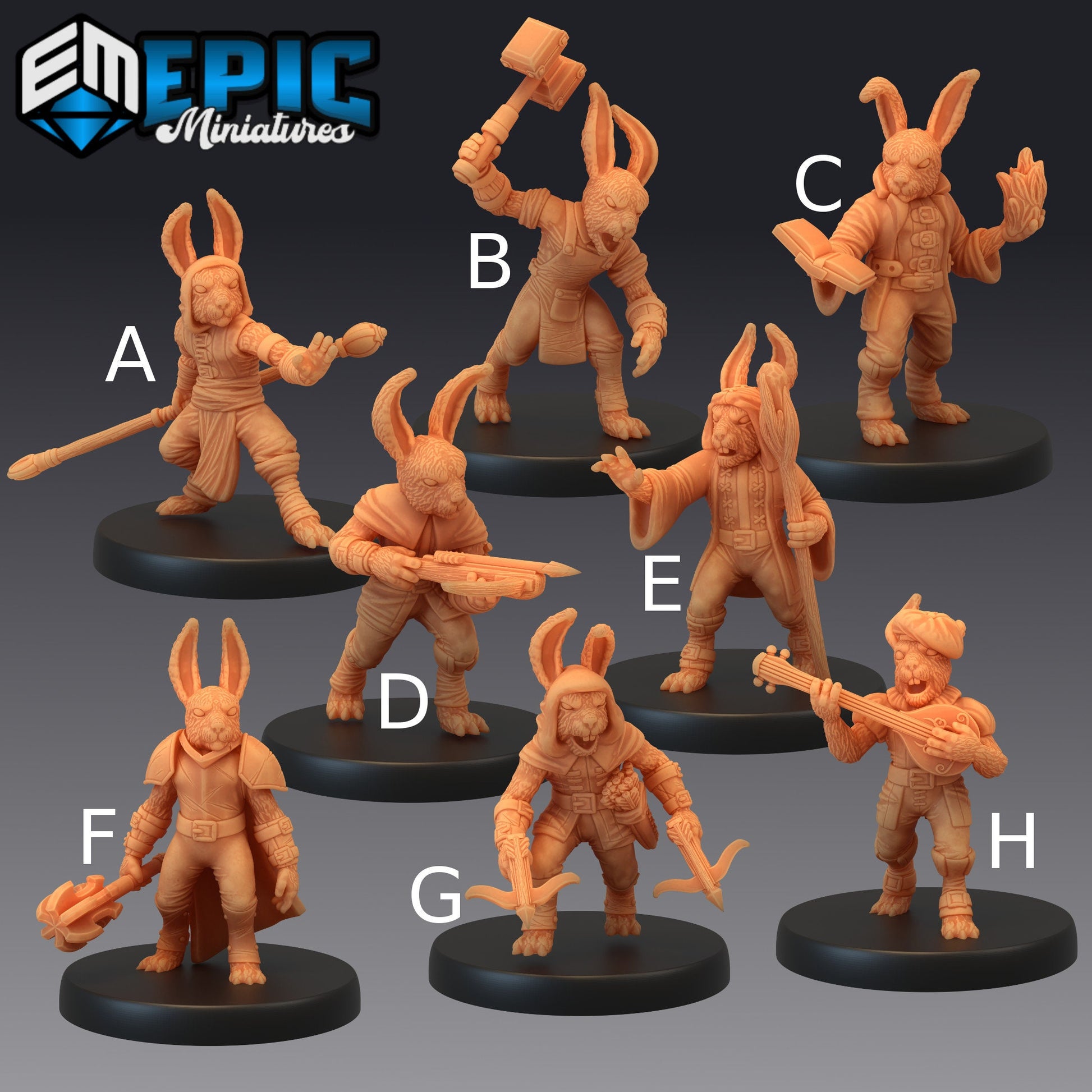 Bunny Tribe - Epic Miniatures 