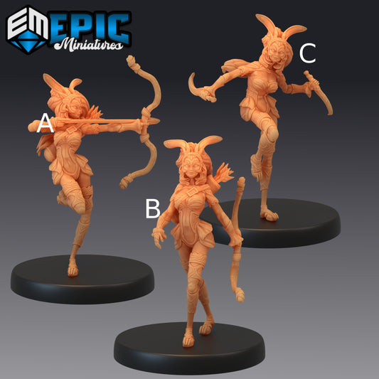 Female Werebunny - Epic Miniatures 