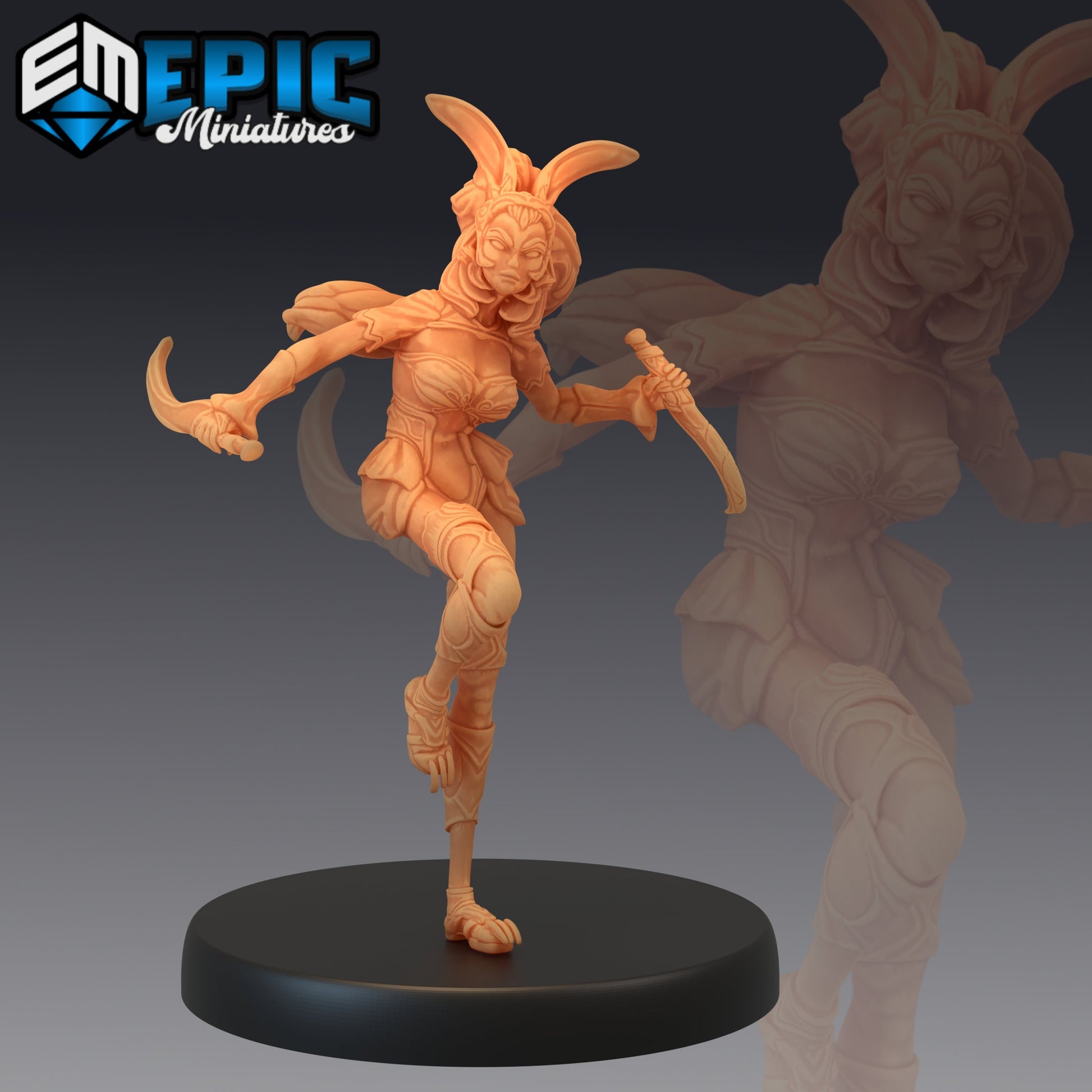 Female Werebunny - Epic Miniatures 