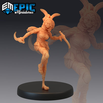 Female Werebunny - Epic Miniatures 