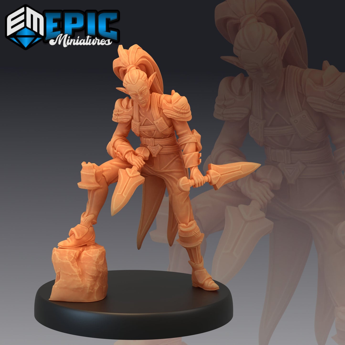 Elf Rogue - Epic Miniatures 