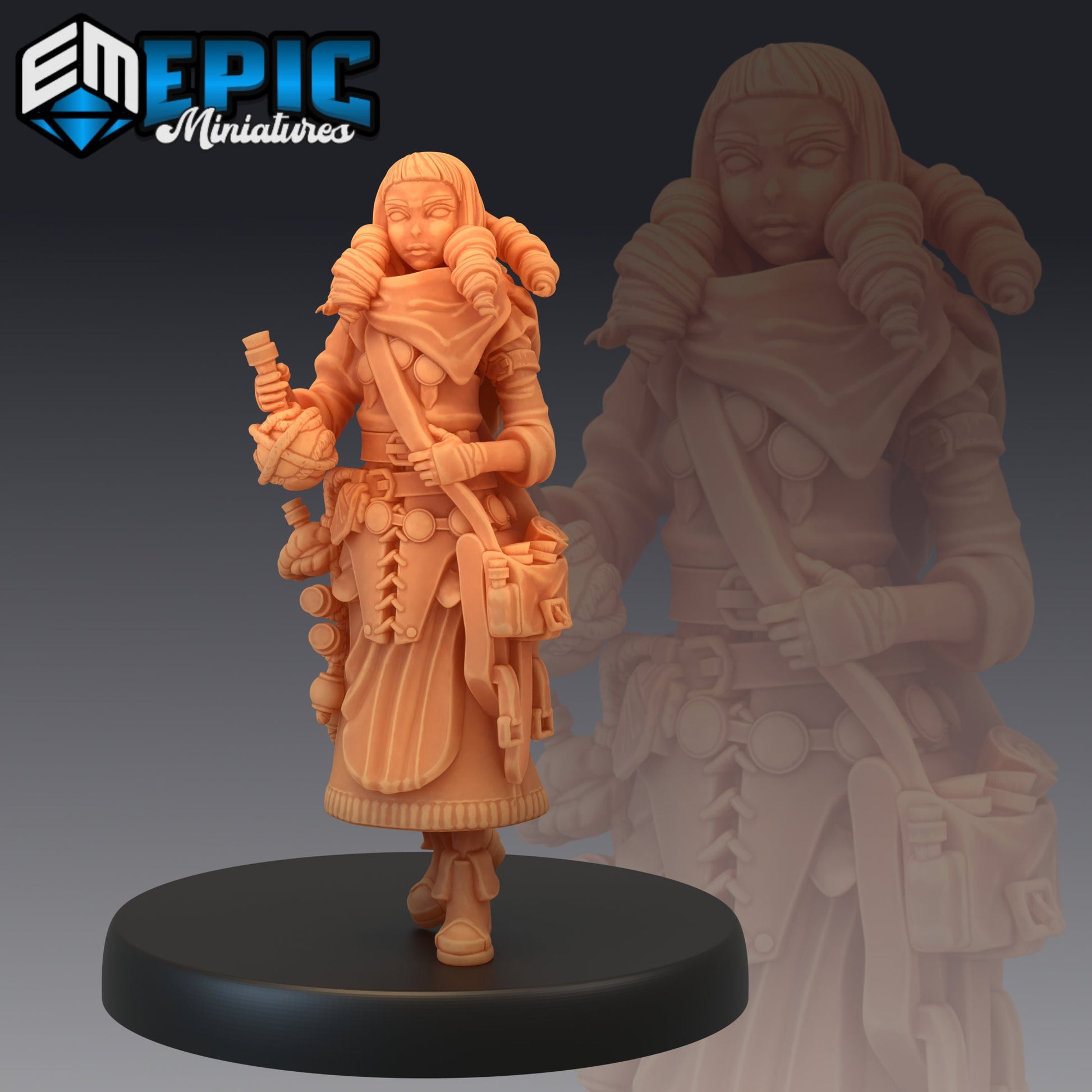 Female Alchemist - Epic Miniatures 