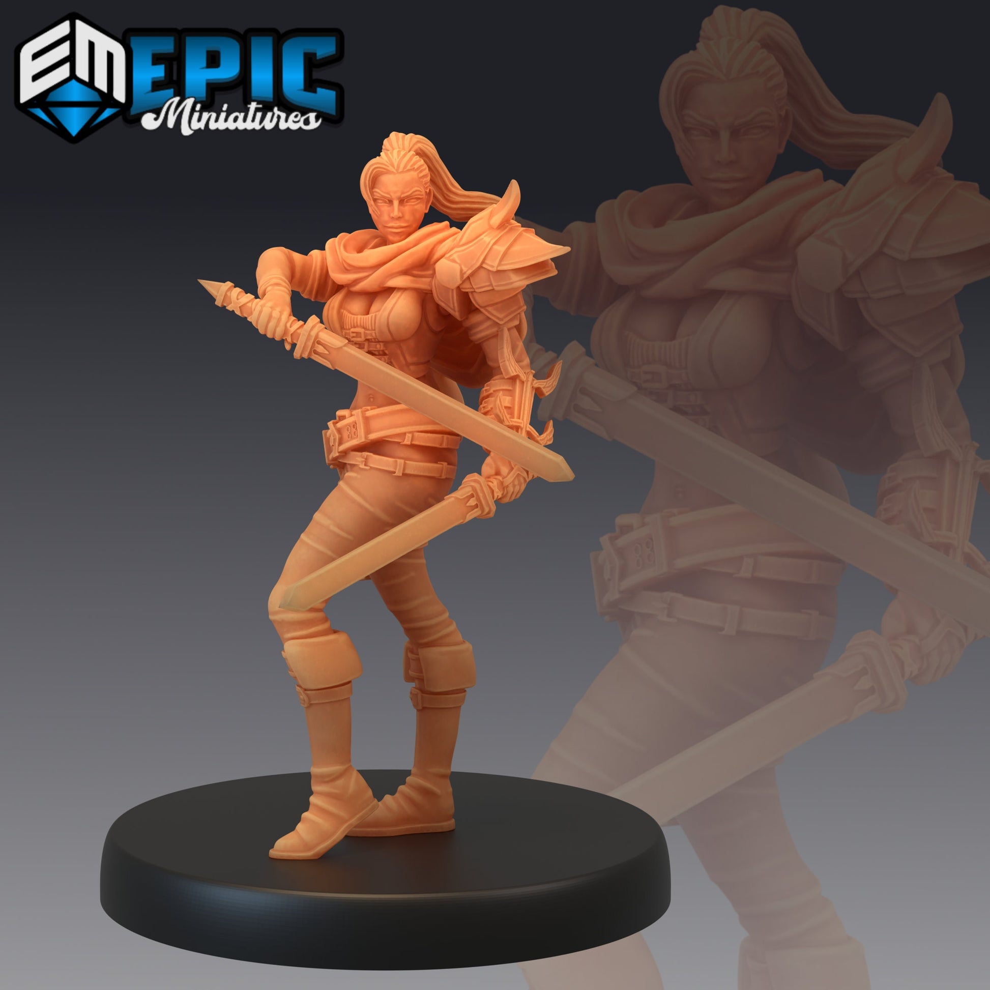 Female Assassin - Epic Miniatures 