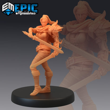 Female Assassin - Epic Miniatures 