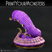 Young Purple Worm - Print Your Monsters 