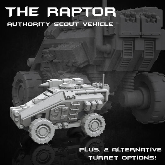 The Raptor, Authority Scout Vehicle - Print Minis 