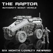 The Raptor, Authority Scout Vehicle - Print Minis 