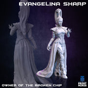 Evangelina Sharp, Owner of the Broken Chip - Print Minis 