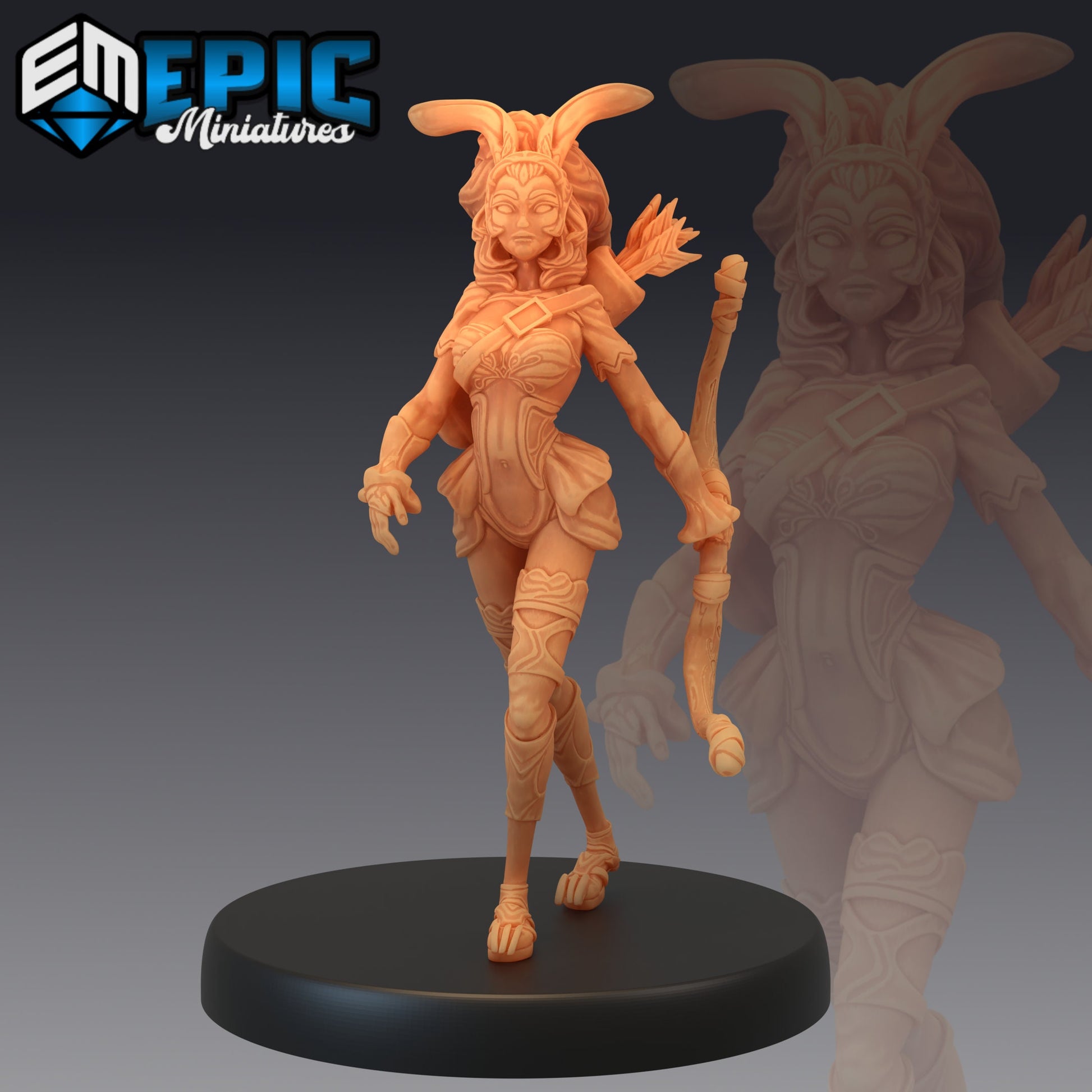 Female Werebunny - Epic Miniatures 