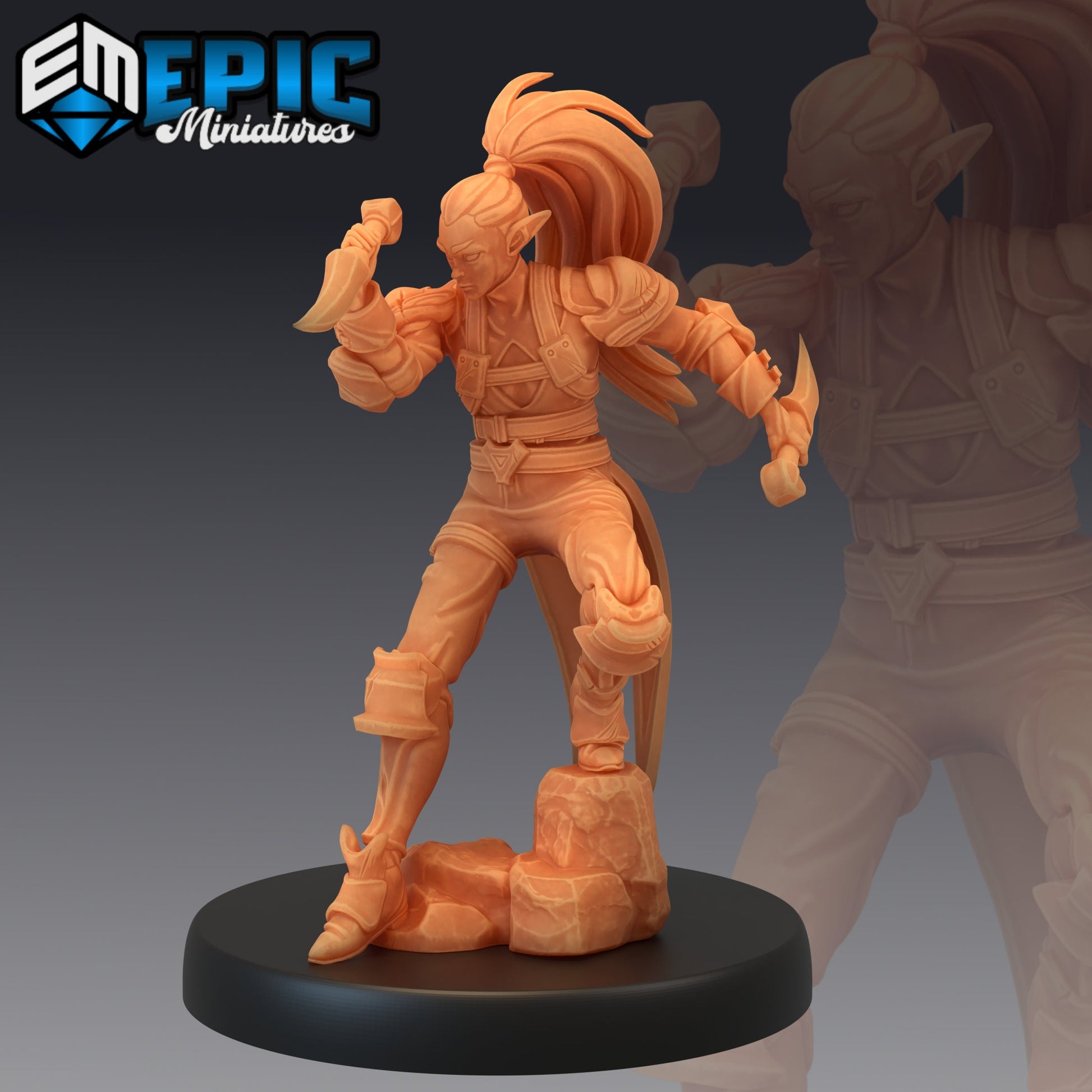 Elf Rogue - Epic Miniatures 