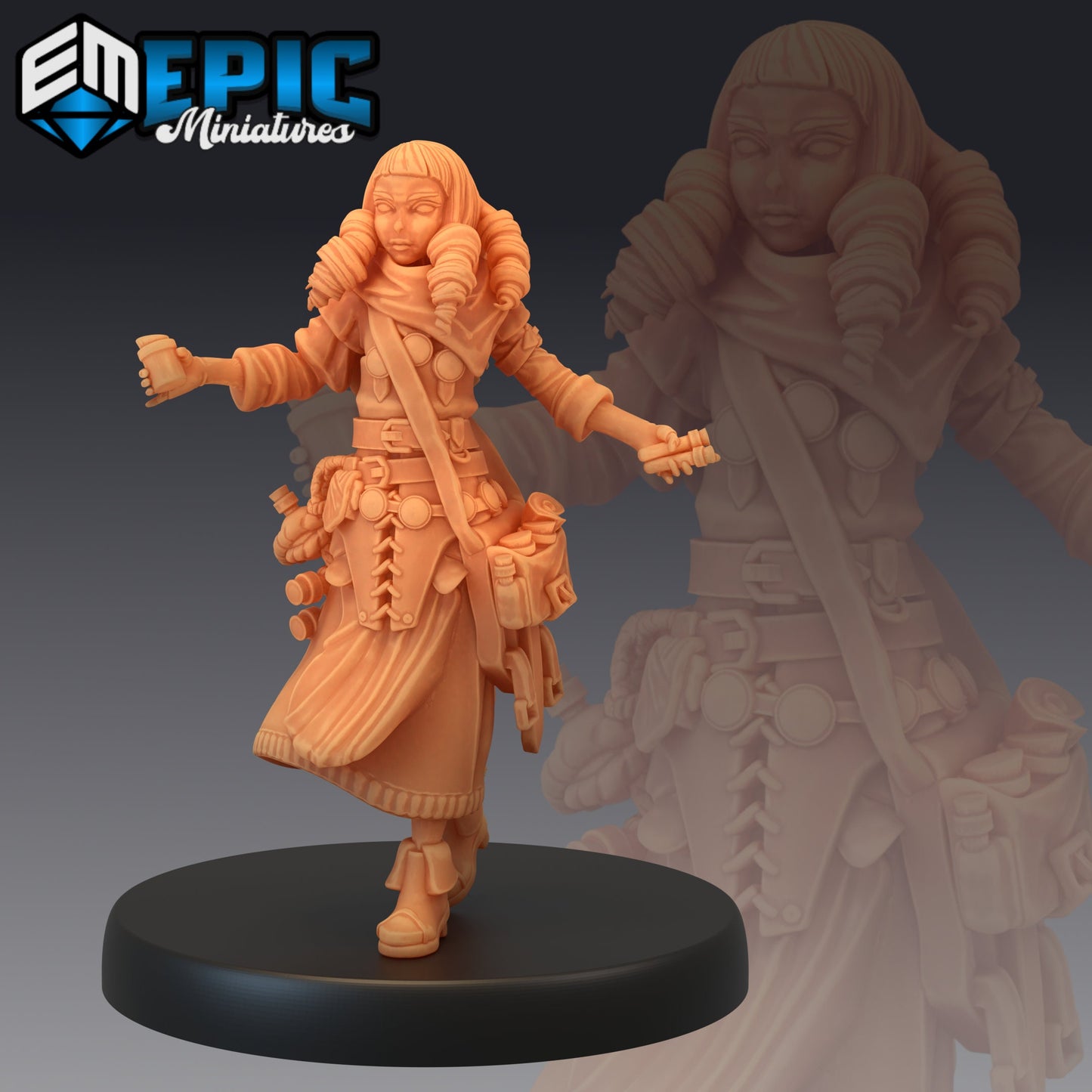 Female Alchemist - Epic Miniatures 