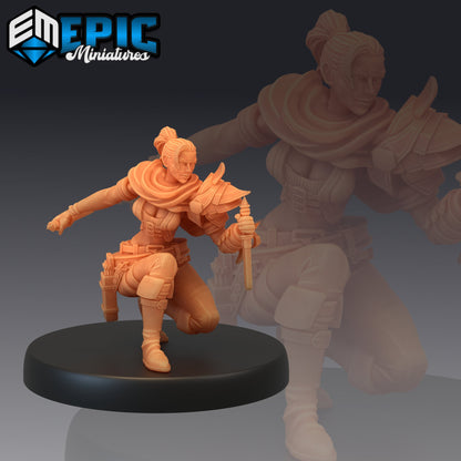 Female Assassin - Epic Miniatures 