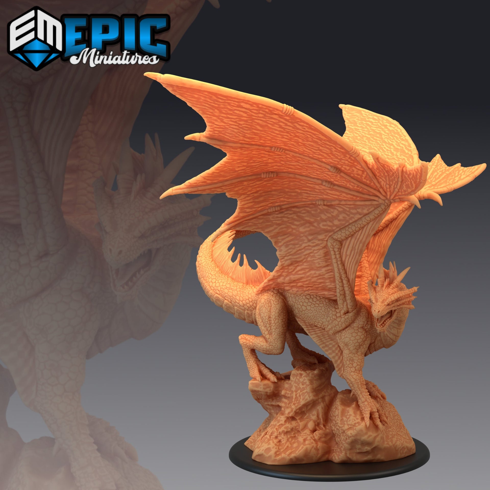 Bronze Dragon - Epic Miniatures 