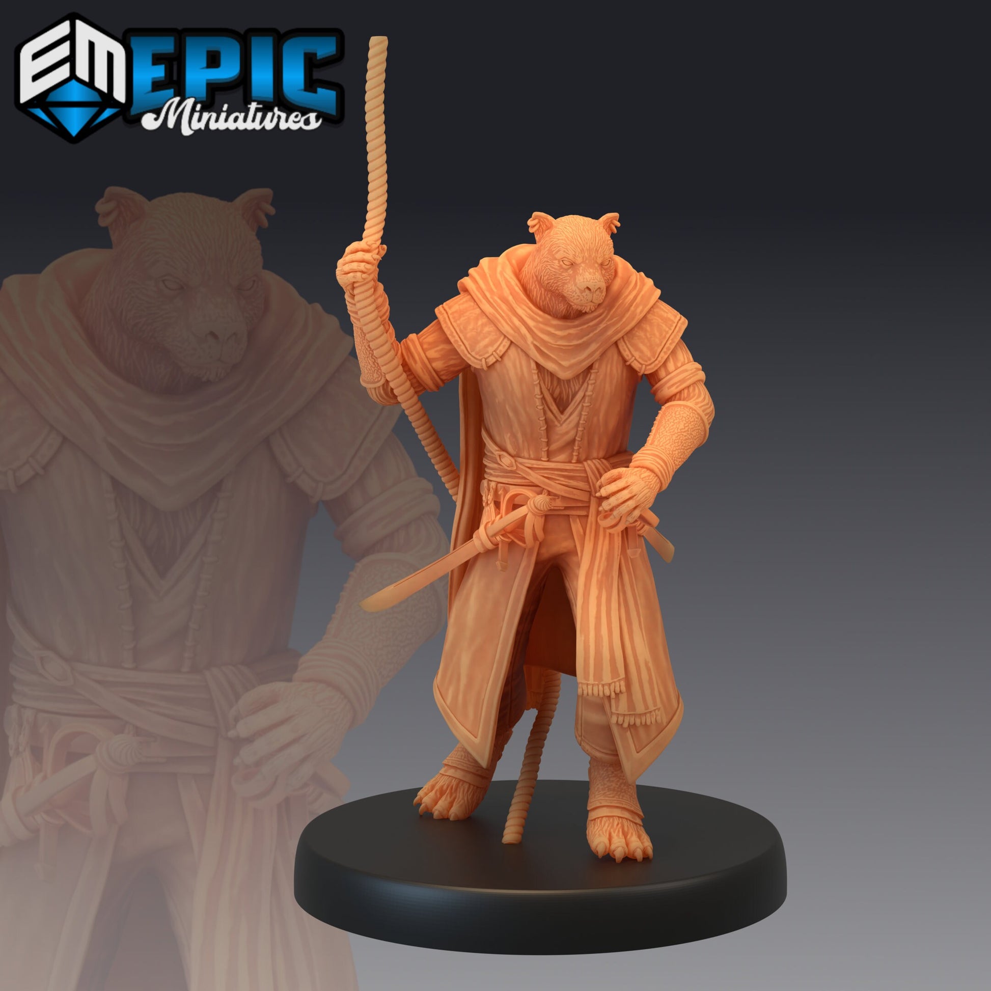 Catfolk Panther Pirate - Epic Miniatures 