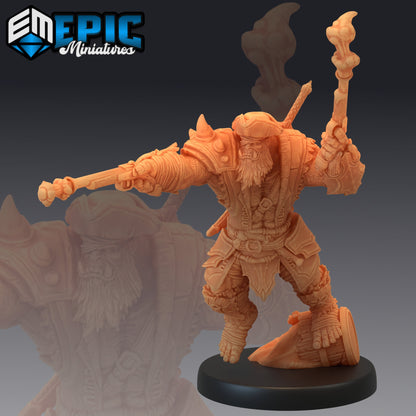 Orc Pirate Captain - Epic Miniatures 