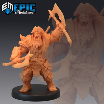 Orc Pirate Captain - Epic Miniatures 