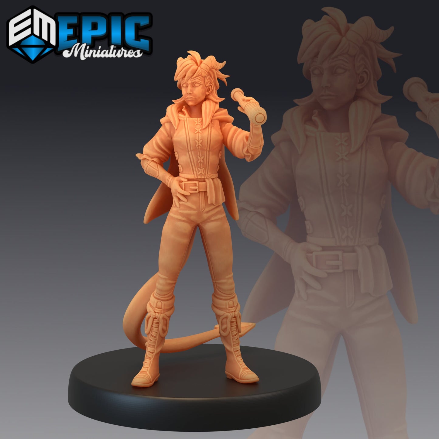 Tiefling Seafarer - Epic Miniatures 