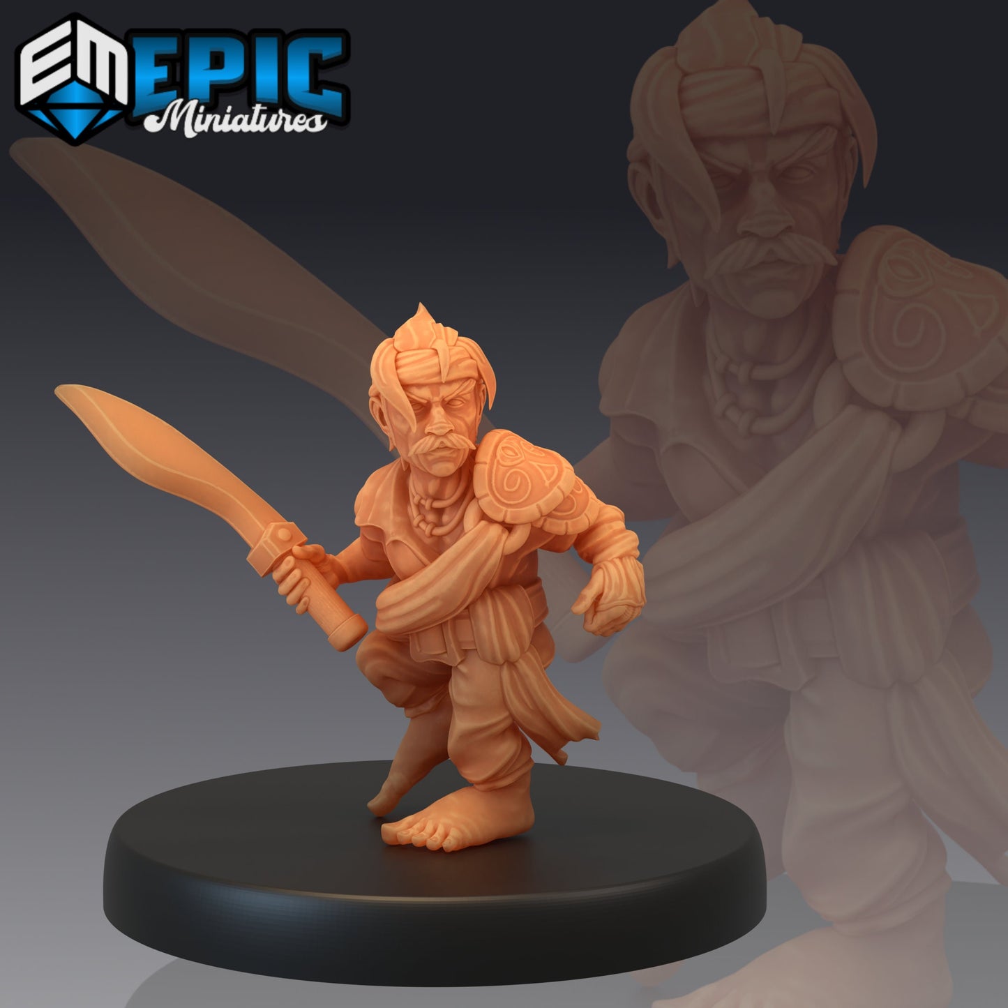 Gnome Pirate - Epic Miniatures 