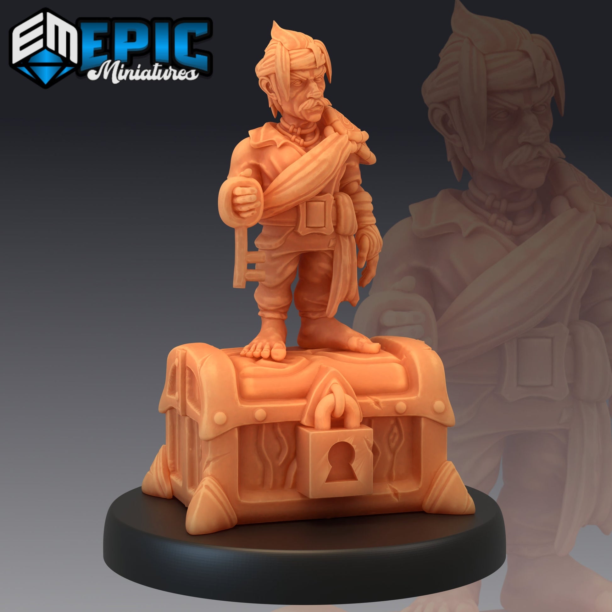 Gnome Pirate - Epic Miniatures 