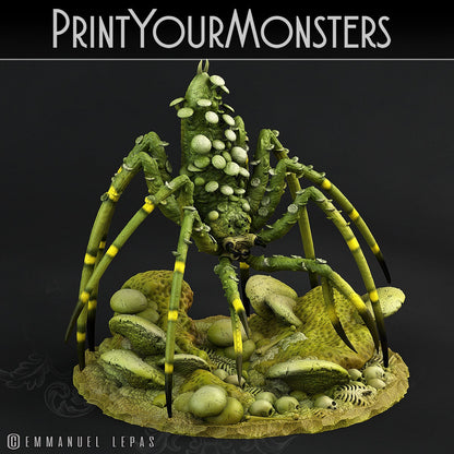 Dancing Toadstool Spider - Print Your Monsters 
