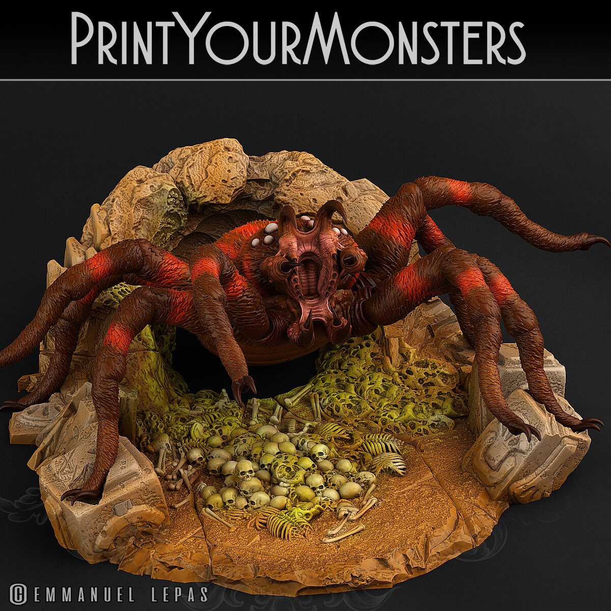 Hollowhaunt Tarantula - Print Your Monsters 