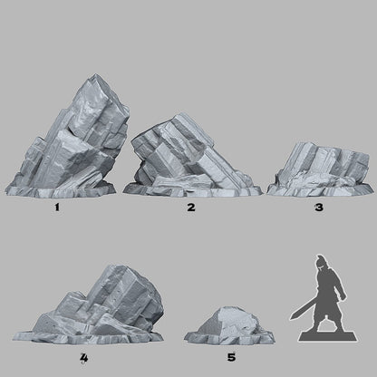 Martian Monolith Scatter Terrain - Fantastic Plants and Rocks 