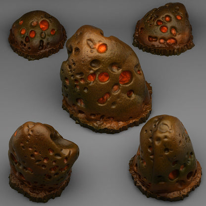 Volcano Rocks Scatter Terrain - Fantastic Plants and Rocks 