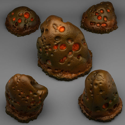 Volcano Rocks Scatter Terrain - Fantastic Plants and Rocks 