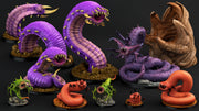 Purple Worm - Print Your Monsters 