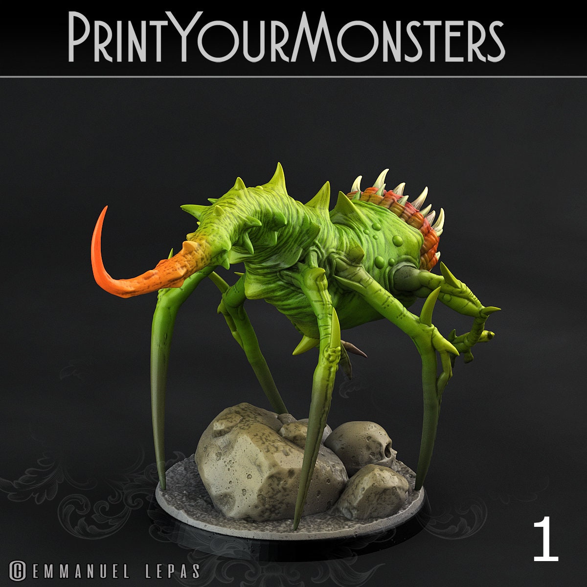 Void Tyrant - Print Your Monsters 