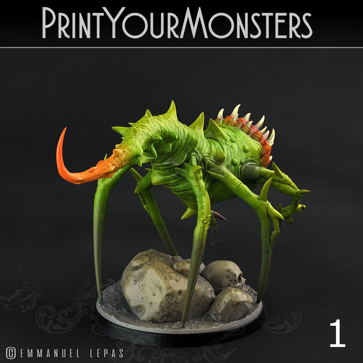 Void Tyrant - Print Your Monsters 