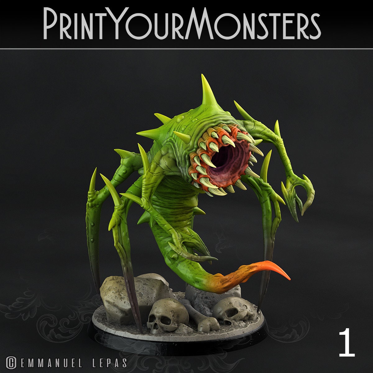 Void Tyrant - Print Your Monsters 