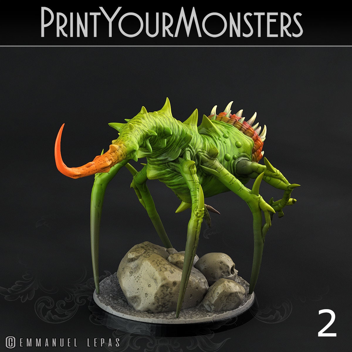 Void Tyrant - Print Your Monsters 