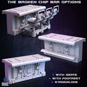 Broken Chip Bar Modular Terrain - Print Minis 