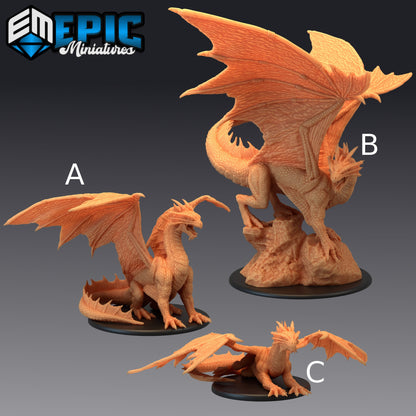 Bronze Dragon - Epic Miniatures 