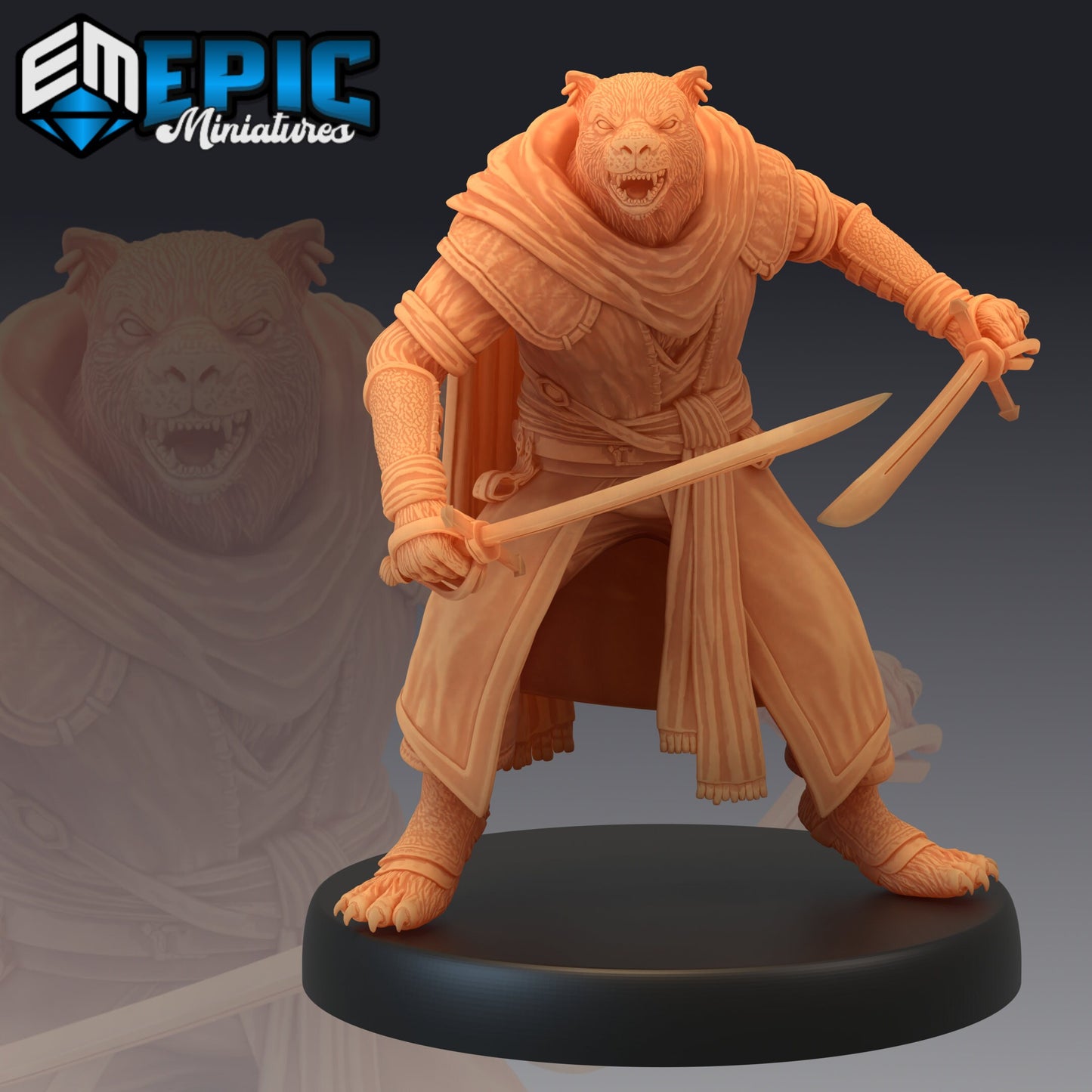 Catfolk Panther Pirate - Epic Miniatures 
