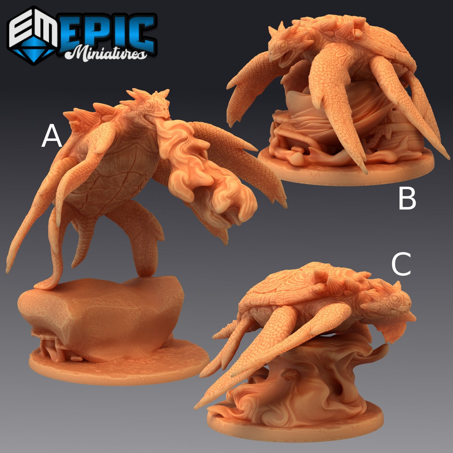 Giant Sea Turtle - Epic Miniatures 