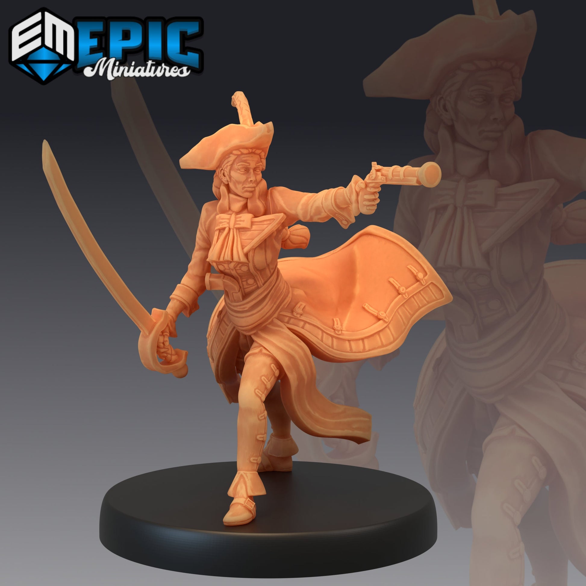 Veteran Captain - Epic Miniatures 