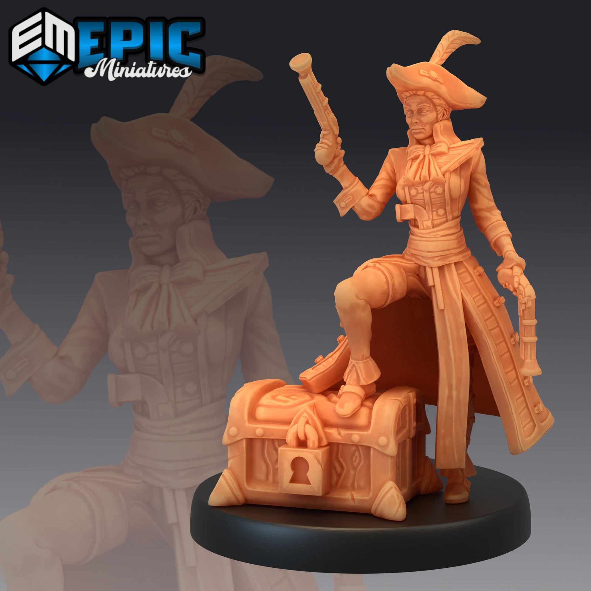 Veteran Captain - Epic Miniatures 