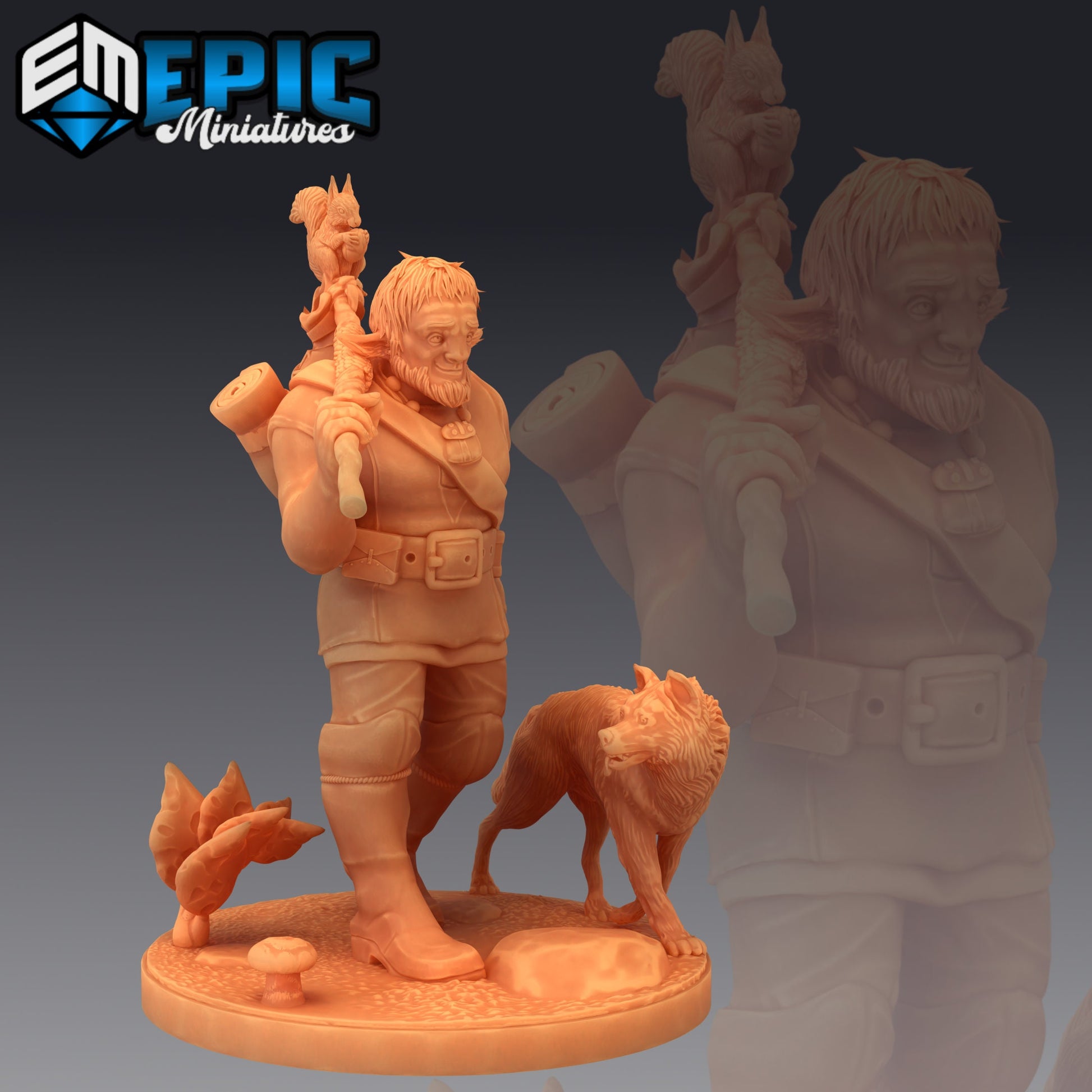 Firbolg Druid - Epic Miniatures 