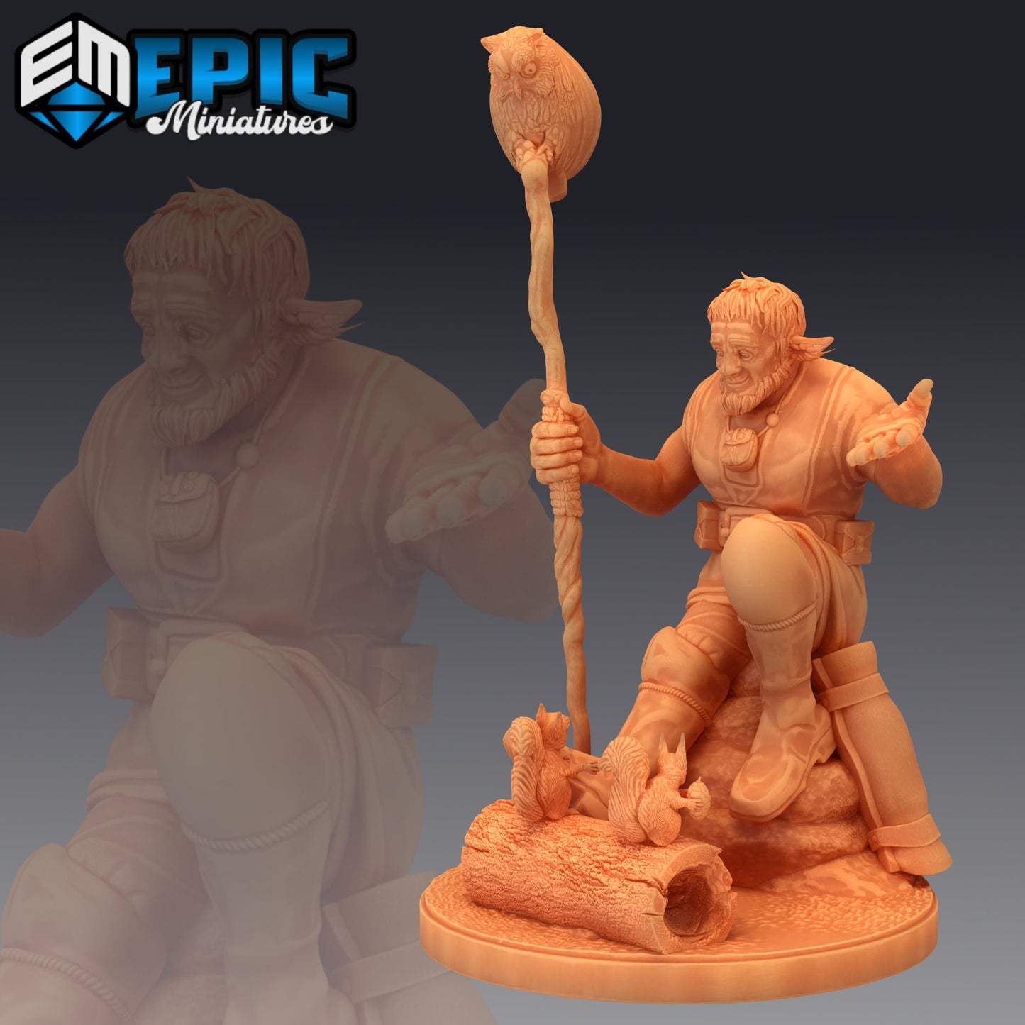 Firbolg Druid - Epic Miniatures 