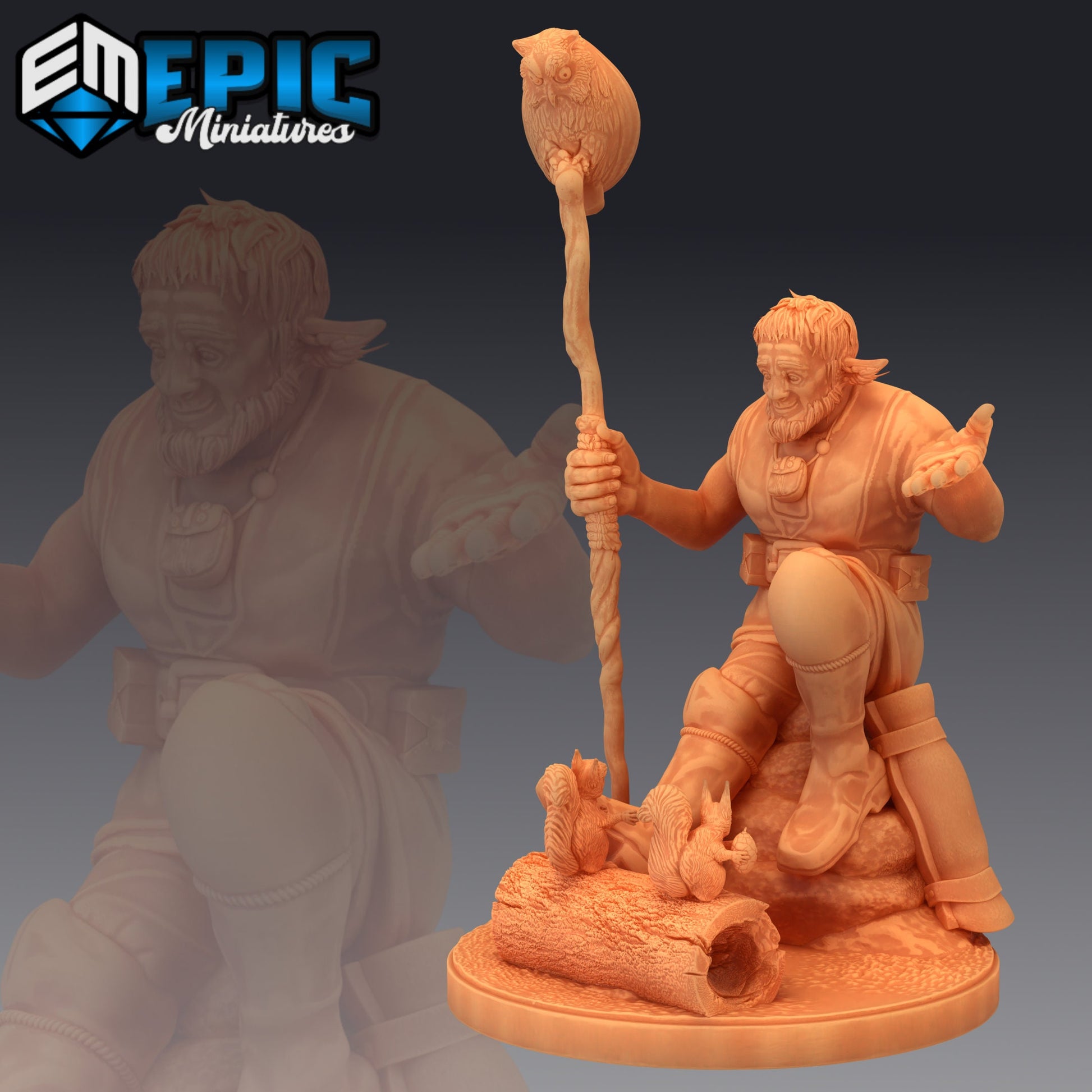 Firbolg Druid - Epic Miniatures 