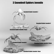 Snowdevil Spiders Juvenile - Print Your Monsters 