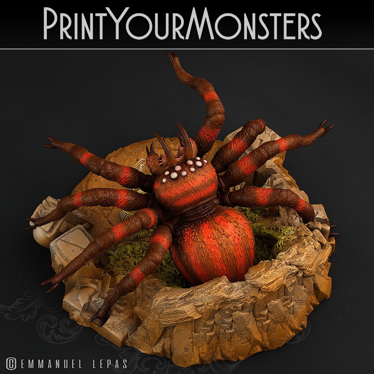 Hollowhaunt Tarantula - Print Your Monsters 