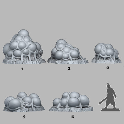 Ice Spider Eggs Scatter Terrain - Fantastic Plants and Rocks 