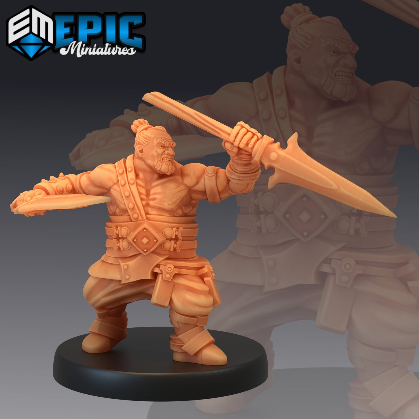 Bulky Dwarf- Epic Miniatures 