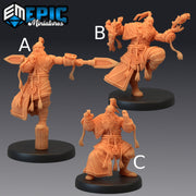 Half Dwarf Monk - Epic Miniatures 